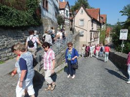 Hier geht es hoch in die malerische Innenstadt