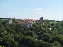 Blick auf Schloss Liebenstein bei Neckarwestheim