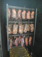 Blick in die Räucherkammer ... - hm, lecker!!