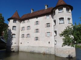 Wunderschön: das Wasserschloss in Glatt