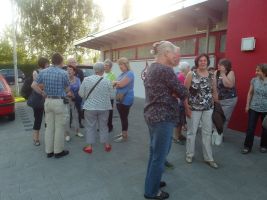 Die Gastfamilien stehen bereits zur Abholung bereit
