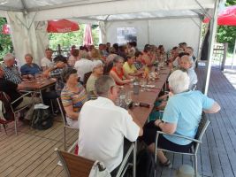 Gemeinsames Mittagessen im Restaurant MOLINA - ebenfalls auf dem Gelände des Erlebnisparks