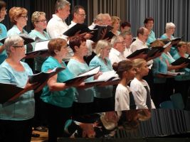 Der Choral de Meximieux bei seinem Auftritt