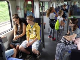 Wir nutzen die Zeit für Gespräche - alle mit einander