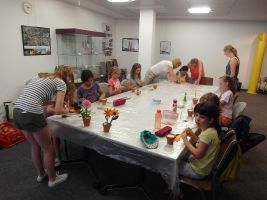 Dann wird fleißig geschafft ...