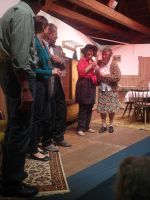 Mechthilde hat sich in Schale geworfen, um dem Grafen zu gefallen