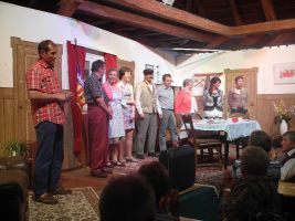 Die Akteure der Liederkranz-Theatergruppe