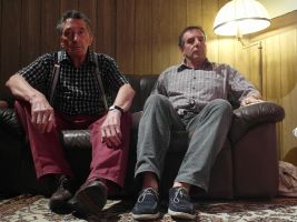 Die beiden Freunde können nicht fassen, was sie da zu sehen bekommen