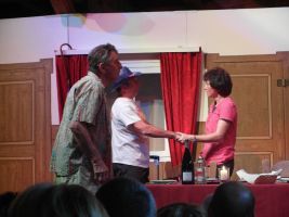 Vroni begrüßt ihren Alfred