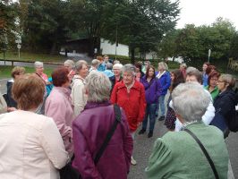 Ankunft auf dem Parkplatz beim Kloster Andechs