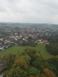 Hoch oben auf dem Turm wird man mit einem tollen Ausblick belohnt