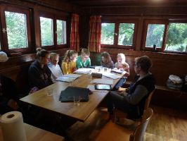 Hier wird fleißig geprobt!