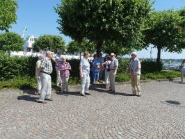 Gleich legt das Schiff an ...