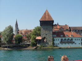 Das Schiff verlässt Konstanz