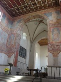 Die Wandmalereien sind beeindruckend