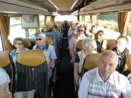 Gespannte Erwartung auf der Anreise