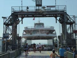 Die Fähre steht schon bereit ...