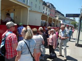 Am frühen Nachmittag geht es mit der historischen Zahnradbahn nach Heiden