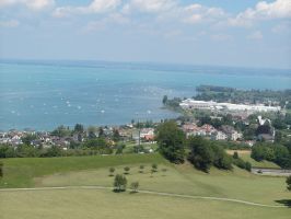 Der See lag uns zu Füßen ...