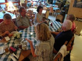 Gemütlicher Abschluss bei ALBERTO in Denkendorf