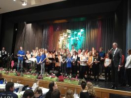 Großes Finale am Schluss der Veranstaltung