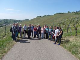 Die Wandergruppe kurz vor dem Ziel