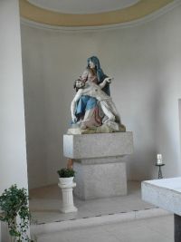 Die PIETA zeigt Maria mit dem Leichnam Jesu