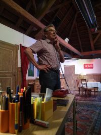 Firmenchef Wilhelm Bendele hat seinen Betrieb im Griff!