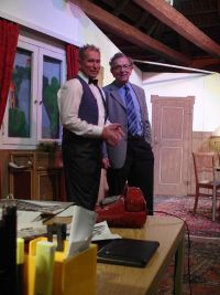 Probleme über Probleme ...! Wilhelm und Kasimir beraten was zu tun ist ...