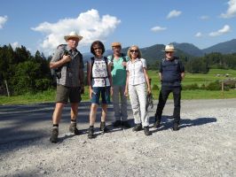 Eine fünfköpfige Gruppe startet am Freitagmorgen zum GAISALPSEE