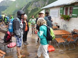 Als es aufgehört hat zu regnen, geht es wieder weiter ...