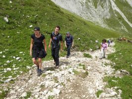 Anstieg zum Widdersteinhaus