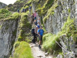 Die IFEN-GRUPPE beim Aufstieg