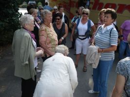 Gespannte Erwartung bei der Ankunft in Bad Waldsee