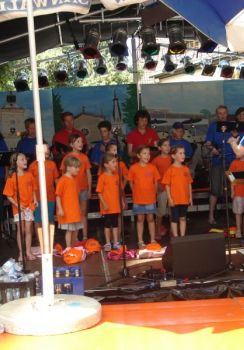 Klangsternchen und Fermate bei ihrem gemeinsamen Auftritt