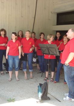 Die Stimmgabel beim Einsingen