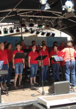 Kleine Gruppe - aber dennoch stimmgewaltig!