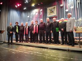 Die Ehrungen verdienter Vereinsmitglieder