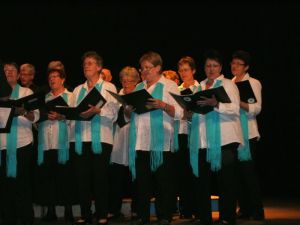 Der Denkendorfer Liederkranz bei seinem Auftritt am Konzertabend