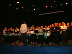 Ein besonderes Highlight war der gemeinsame Auftritt der Chöre aus Meximieux und Denkendorf