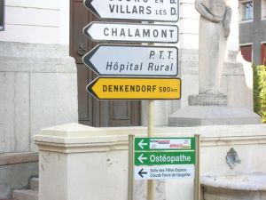 Hier geht es der Heimat entgegen ...