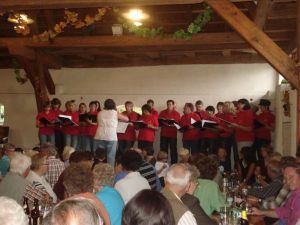 Auftritt des Chors STIMMGABEL