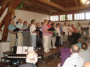 Der gemischte Chor OBLIGATO in Aktion