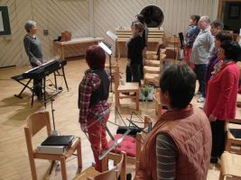 Vizedirigentin Christine Ringwald übernimmt das Einsingen am Freitagabend