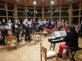 Schon am Freitagabend wird konzentriert gearbeitet