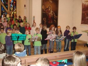 Die Flötengruppe aus den Reihen der Sonnenkinder