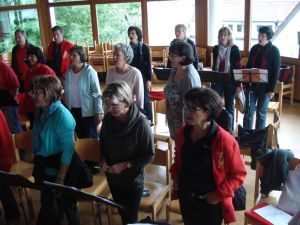 Bei den Proben ist Konzentration angesagt