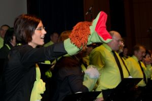 Bei dem Titel Mah-na-mah-na kommen lustige Frösche zum Einsatz 