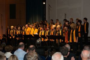 Die STIMMGABEL bei ihrem Auftritt im ersten Programmteil