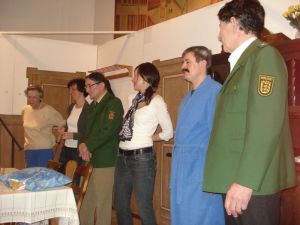 Die Akteure der Liederkranz-Theatergruppe